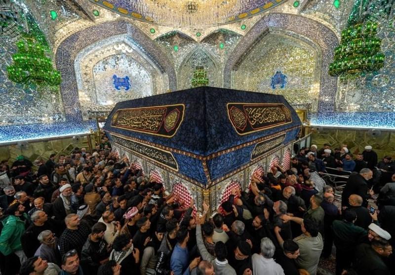 1403091612564248231616214-1 عزاداری فاطمیه در حرم امام علی(ع)؛حضور 360 موکب و خدمات ویژه