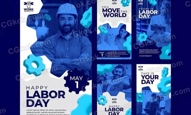 قالب‌های لایه باز اینستاگرام