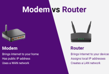 تفاوت مودم و روتر