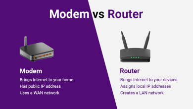تفاوت مودم و روتر