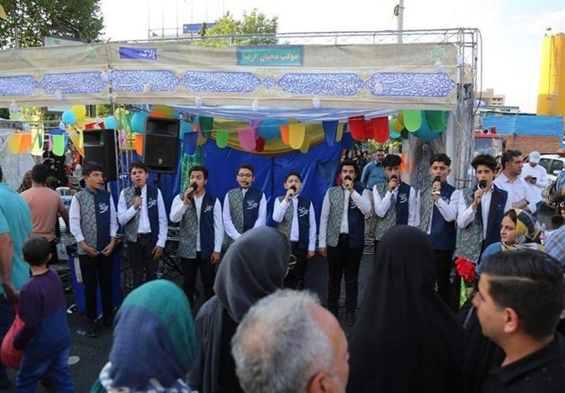 میزبانی نوجوانان در جشن بزرگ امام رضایی‌های تهران