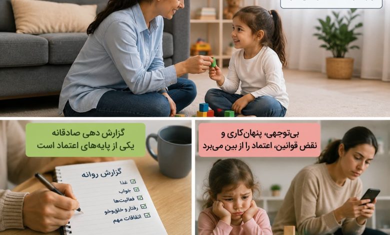 اعتماد به پرستار کودک چگونه شکل می‌گیرد و چه چیزهایی آن را از بین می‌برد؟